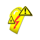 CEMBRE - Etiqueta de advertencia WST-TSW 0400HT008 110V 50mm