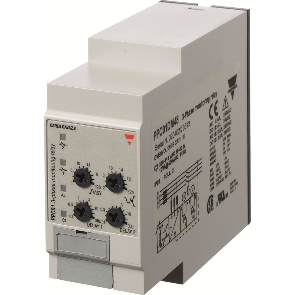 CARLO GAVAZZI - Control secuencia trifásico 380-480V CA