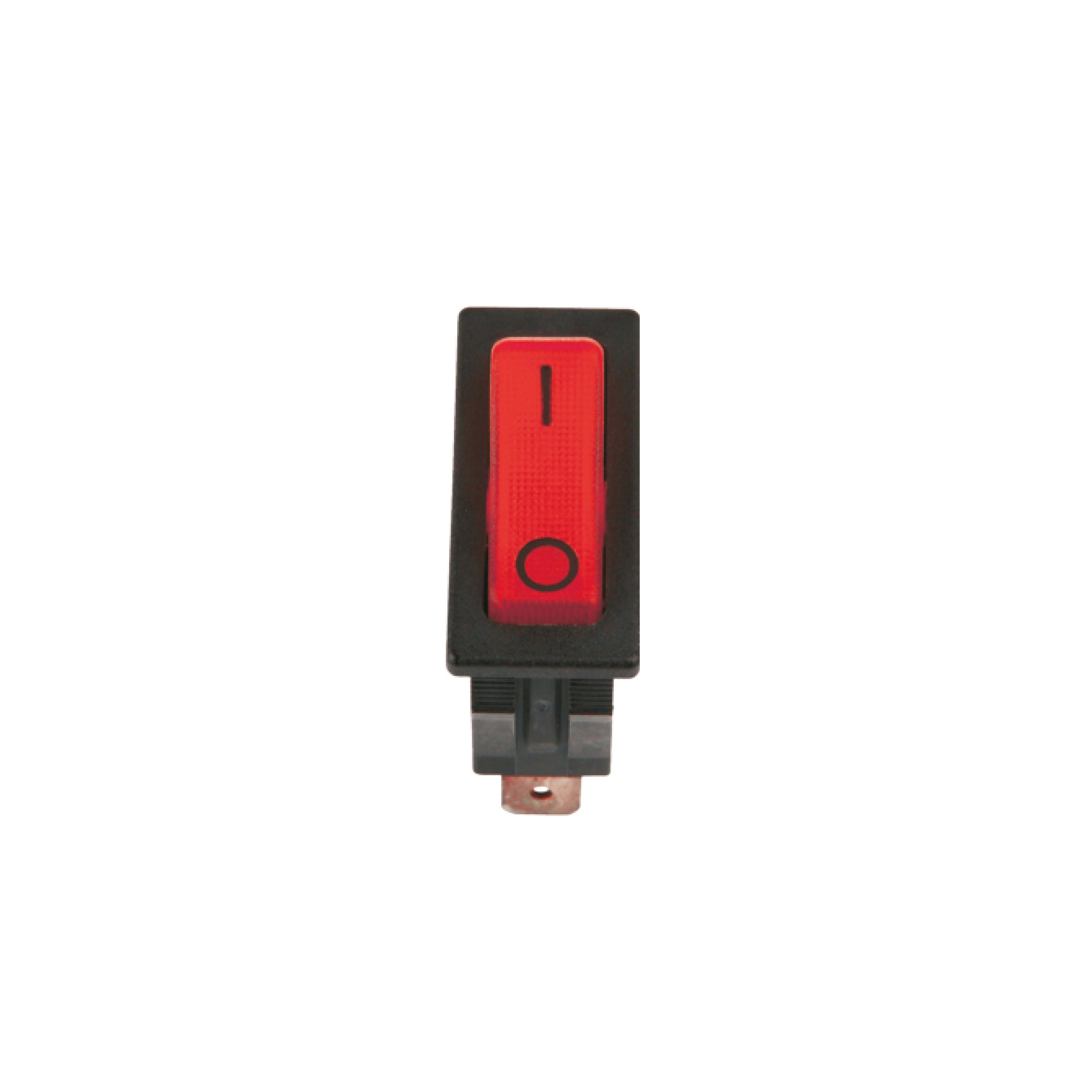 GAVE - INTERRUPTOR TECLA LUMINOSO 1P ROJO
