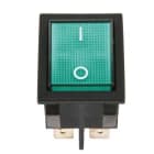 GAVE - INTERRUPTOR TECLA LUMINOSO 2P VERDE FLUOR