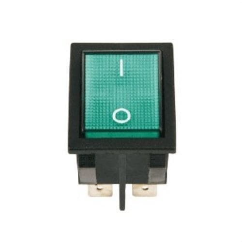 GAVE - INTERRUPTOR TECLA LUMINOSO 2P ROJO