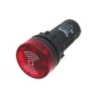 GAVE - ZUMBADOR D.22MM  LUMINOSO INTERMITENTE  ROJO 230V