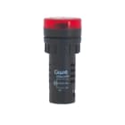 GAVE - ZUMBADOR D.22MM  LUMINOSO INTERMITENTE  ROJO 24V