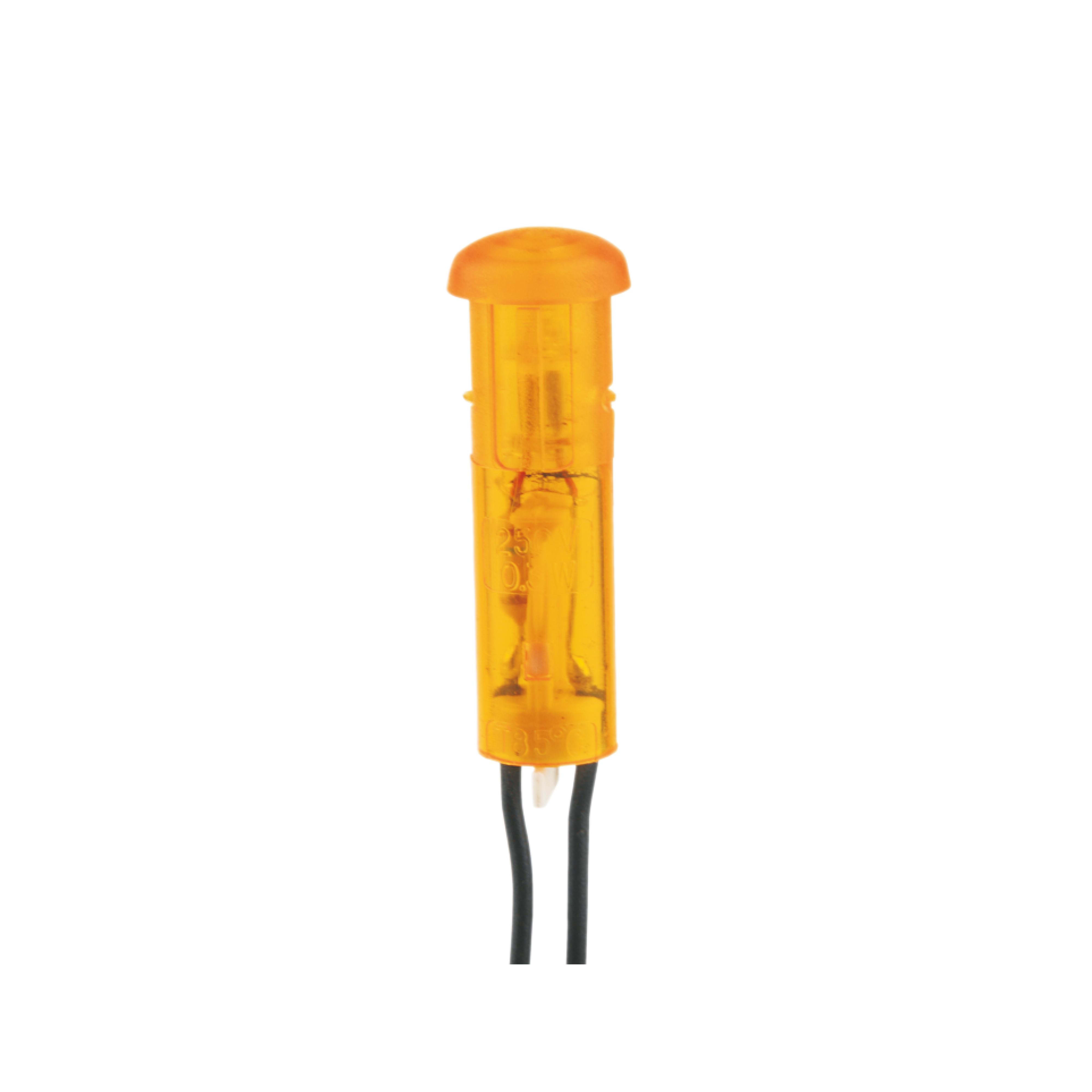 GAVE - PILOTO D.8,6MM 125V.AMBAR