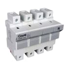 GAVE - PORTAFUSIBLE  22X58 3P+N 100A.RAIL DIN