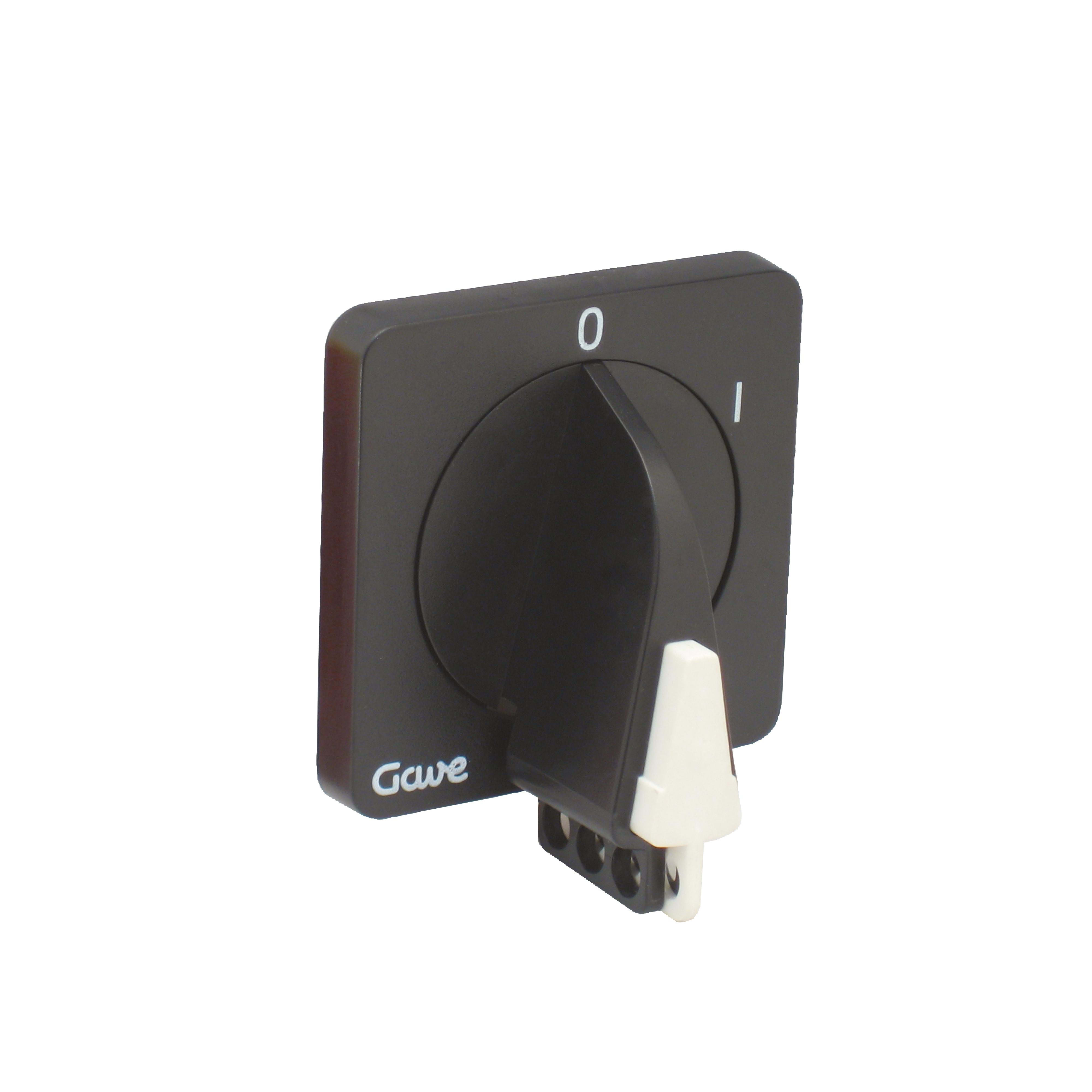 GAVE - MANDO ENCLAVABLE.D0, 1 (HASTA 40A) Y  5 NEGRO/GRIS