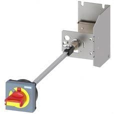SIEMENS - Mando giratorio para montaje en puerta para condiciones adversas para interruptor automático tamaño S00/S0 maneta de parada de emergencia