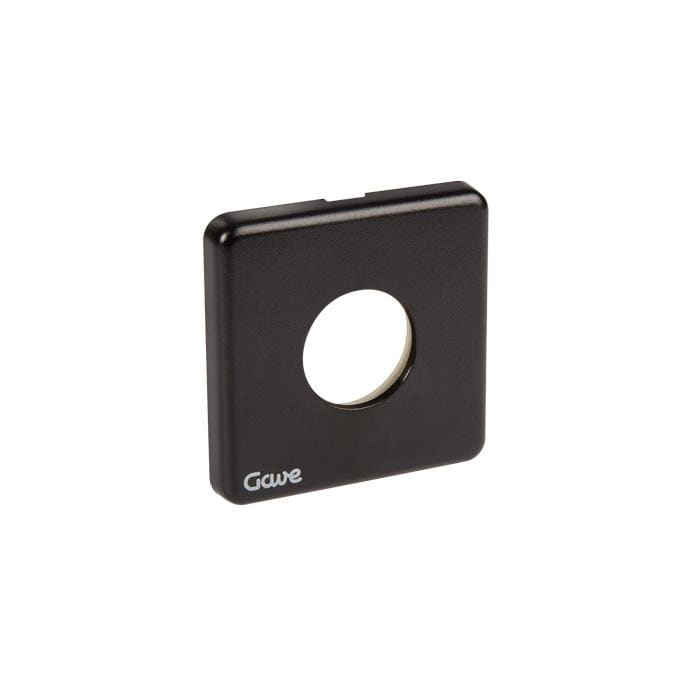 GAVE - PLACA NV D0 SIN INSCRIPCIONES CARATULA NEGRA TORNILLO