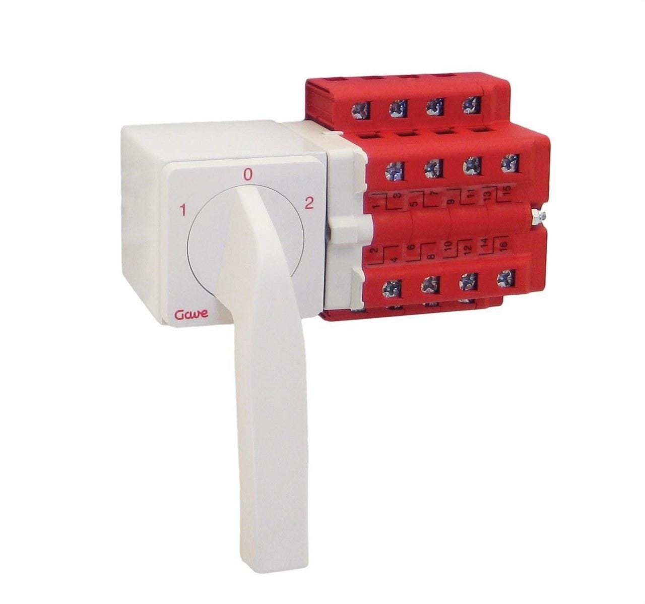 GAVE - CONMUTADOR   LD I - I+II - II 3P 63A +CA