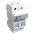 GAVE - PORTAFUSIBLE  8,5X31,5 2P 20A.CARRIL DIN