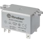 FINDER - Relé de potencia + Faston 250 SERIE 66 con aletas de fijación en la parte superior, 2NA, 30A, AgCdO, 110V AC