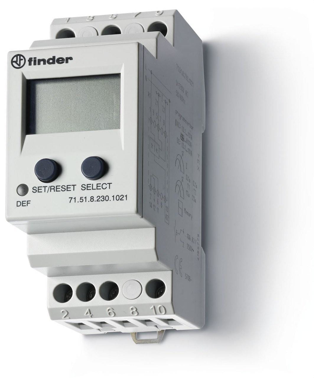 FINDER - RELE CONTROL CTE.AC/DC 230VAC CTO.ASIM.