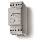 FINDER - Relé de control de nivel SERIE 72, sensibilidad fija de 150Kiloohmios, 1 contacto conmutado, AgCdO, 230/240V DC