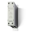 FINDER - Relé de estado sólido SERIE 77, 1 salida NA 30A, montaje carril DIN, 24V DC, salida 230V AC, tipo relé, conexión Zero crossing (emb.1u)