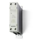 FINDER - Relé de estado sólido SERIE 77, 1 salida NA 30A, montaje carril DIN, 24V DC, salida 230V AC, tipo contactor, conexión Zero crossing