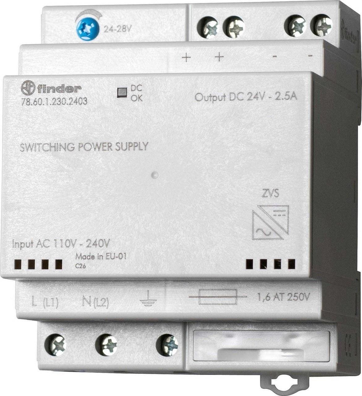 FINDER - FUENTE ALIM.CONMUTADA S.78 60W 24VDC