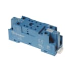 FINDER - Zócalo SERIE 94 para relé 55.32, bornes a pletina, montaje en panel o carril 35mm, azul, 0.5Nm, cable 7mm (emb.brida metálica)