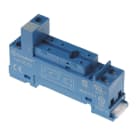 FINDER - Zócalo SERIE 95 para relé 40.31, bornes de jaula, panel o carril 35mm, azul, 0.5Nm, cable 7mm (emb.brida metálica)
