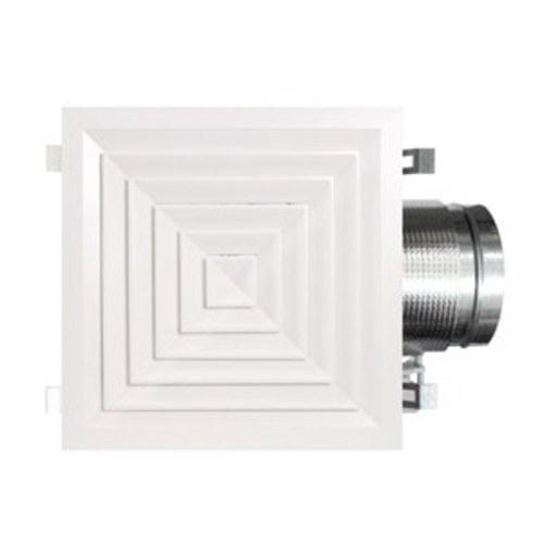 AIRZONE - Difusor cuadrado plenum aislado motorizado diámetro 300 blanco