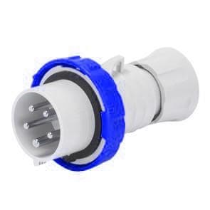 GEWISS - Clavija móvil recta HP 2P+T 63A 200-250V 50-60Hz 6h azul IP66/67/68/69