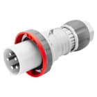 GEWISS - Clavija móvil recta HP 3P+N+T 63A 380-415V 50-60Hz 6h rojo IP66/67/68/69