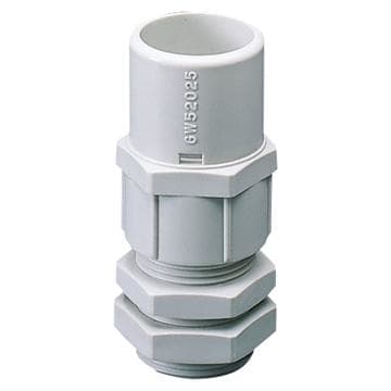 GEWISS - Prensaestopa de nylon con alojamiento para tubo rígido paso PG 21 con diámetro de 25mm gris RAL7035 IP66