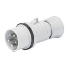 GEWISS - Clavija móvil recta HP conexionado de tornillo 3P+N+T 32A 480-500V 50-60Hz 7h negro IP44/54