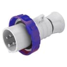 GEWISS - Clavija móvil recta HP conexionado de tornillo 2P+T 16A 200-250V 50-60Hz 6h azul IP66/67/68/69