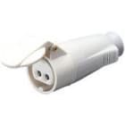 GEWISS - Clavija móvil recta conexionado de tornillo 3P 16A 40-50V 50-60Hz 12h blanco IP44