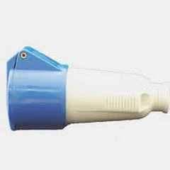 GEWISS - Base móvil recta HP conexionado tornillo 2P+T 32A 200-250V 50-60Hz 6h azul IP44/54