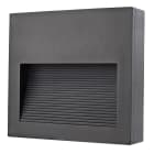 CRISTHER - Aplique asimétrico SLIM IP65 LED 4W 576lm 4000K gris