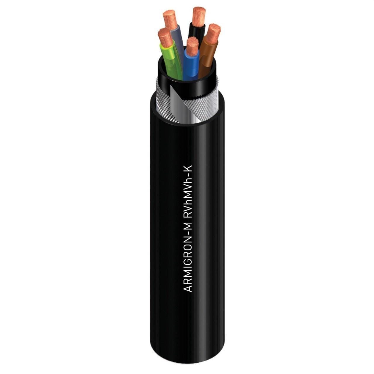 GENERAL CABLE - CABLE ARMIGRON-M UNFIRE 1KV 3G4mm2 NEGRO