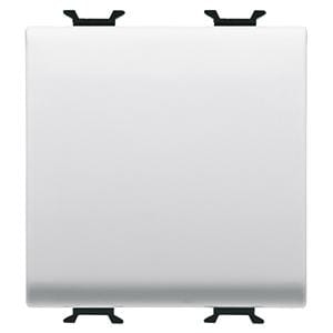 GEWISS - Pulsador 1P 250V AC NA 16A 2 módulos en blanco