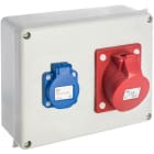 SOLERA - Montaje caja estanca 886+1 TOMA schuko 2P+TT 16A