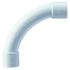 GEWISS - Curva RK libre de halógenos con diámetro de 25mm gris RAL7035 IP40