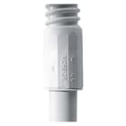 GEWISS - Racor tubo-vaina MORBIDX libre de halógenos con diámetro de 32mm gris RAL7035 IP65