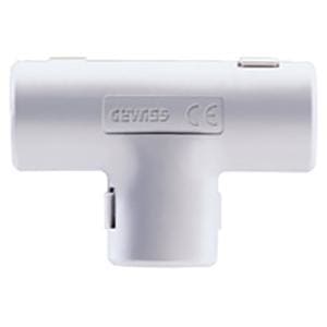 GEWISS - Junta en T inspeccionable RK con diámetro de 25mm gris RAL7035 IP40