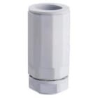 GEWISS - Racor tubo-caja MORBIDX libre de halógenos con diámetro de 16mm gris RAL7035 IP67