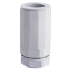 GEWISS - Racor tubo-caja MORBIDX libre de halógenos con diámetro de 25mm gris RAL7035 IP67