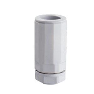 GEWISS - Racor tubo-caja MORBIDX libre de halógenos con diámetro de 50mm gris RAL7035 IP67