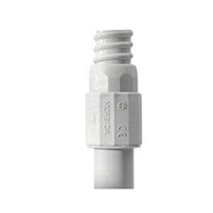 GEWISS - Racor tubo-vaina MORBIDX libre de halógenos con diámetro de 25mm gris RAL7035 IP67