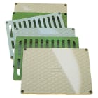 GEWISS - Tapa ciega de gran resistencia para arquetas 200x200x200mm verde