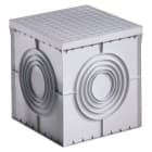 GEWISS - Arqueta cuadrada con fondo plano troquelado para elevación 400x400x400mm