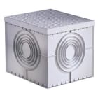 GEWISS - Arqueta cuadrada con fondo plano troquelado tapa de alta resistencia 550x550x520mm