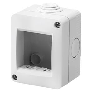 GEWISS - Caja autoportante 2 módulos en gris RAL 7035 IP40