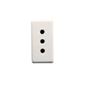 GEWISS - Base SYSTEM P11 2P+T 10A 250V AC 1 módulo norma italiana blanco