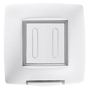 GEWISS - Placa estanca 2 módulos blanco IP55 norma internacional