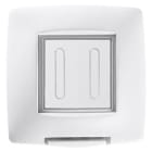 GEWISS - Placa estanca 2 módulos blanco IP55 norma internacional