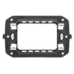 GEWISS - Soporte 3 módulos para caja rectangular