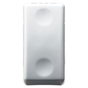 GEWISS - Pulsador 1P 250V AC NA de 10A 1 módulo blanco